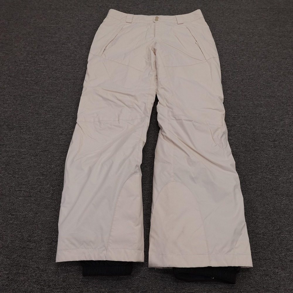 Columbia Snow Pants Womens Medium White Waterproof Insulated Ski Snowboard